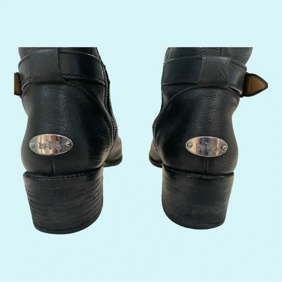 Coach Black Leather Over the Knee Boot size 6B - Picture 3 of 5